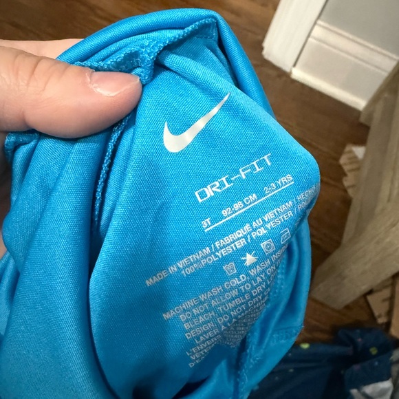 Nike Blue Hoodie and Leggings Set - Picture 3 of 4